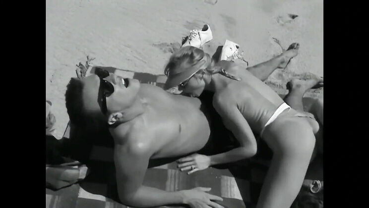 Crystal Wilder Takes Two Big Cocks Hard on the Beach - Blonde Double Penetration & Cumshot