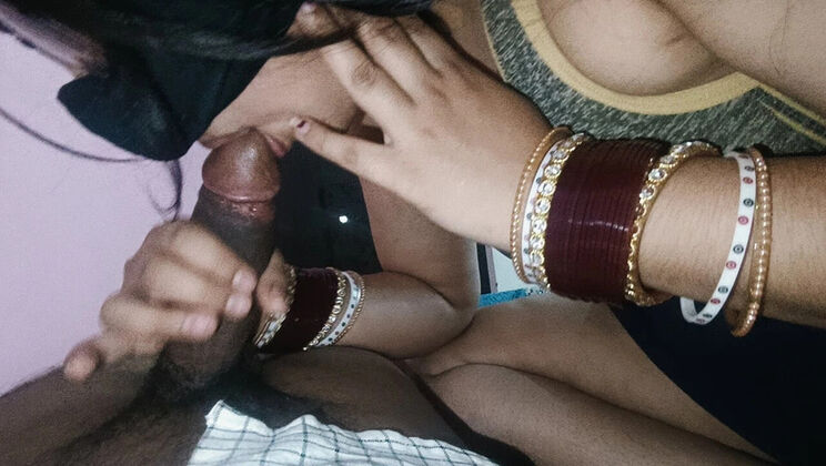 Stepmom Helps Stepson With Viagra Problem - Anal & Blowjob in Hindi