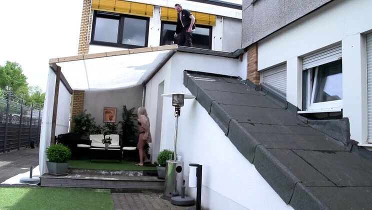 Tattooed German Babe Samy Fox Hard Outdoor Fuck with Dude Dieter Von Stein