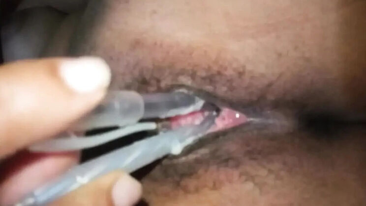 HURUMI SL Hot Teen Fingering Her Pussy - Homemade Masturbation with Dildo & Big Dick Sucking