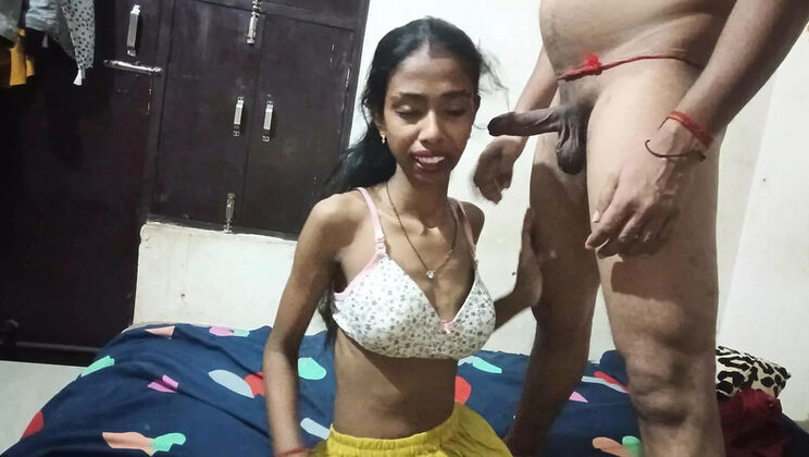 Desi Bhabi Sucks Father In Law Cock - Indian MILF Blowjob & Kissing