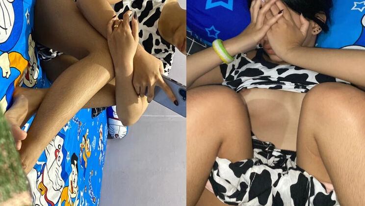 Lonely Indonesian Teen Ichaaa Takes Care Of Family With Big Tits & Big Cock - Amateur Homemade Sex