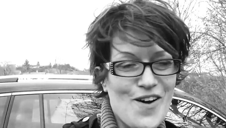 Sylvie's Double Treat: Parking Lot BJ & Window Sex