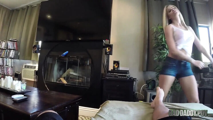 Naughty Stepdaddy Tattoos Busty Stepdaughter Jessa Rhodes - POV Porn