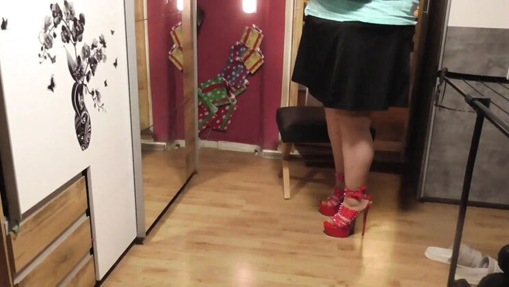 My Big Tits Teacher Punishes My Fat Cock In High Heels