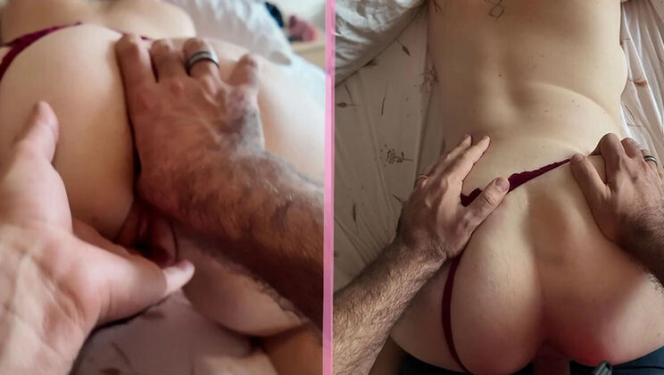 Huge Ass BBW Redhead Gets a Deep Massage and Cumshot Doggy Style