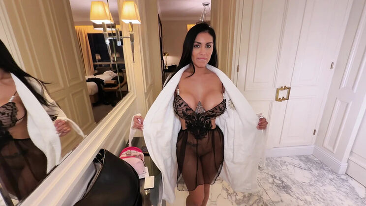 Lana Myers Big Tits Coworker Comes Into My Hotel Room After Key Fails - POV Cumshot
