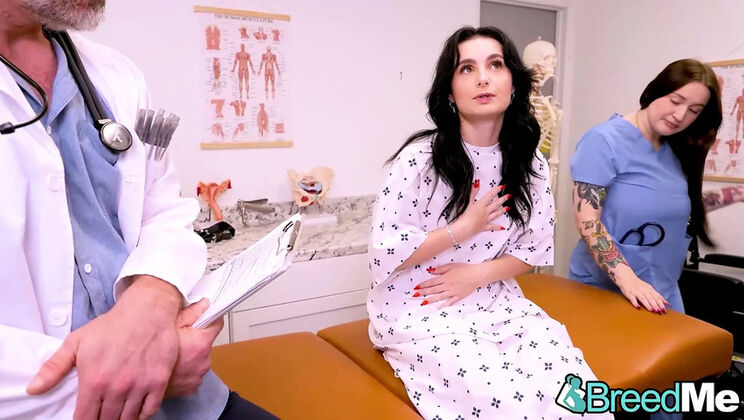 Evie Christian Gets Creampied by Dr. Mike in Breeding Treatment