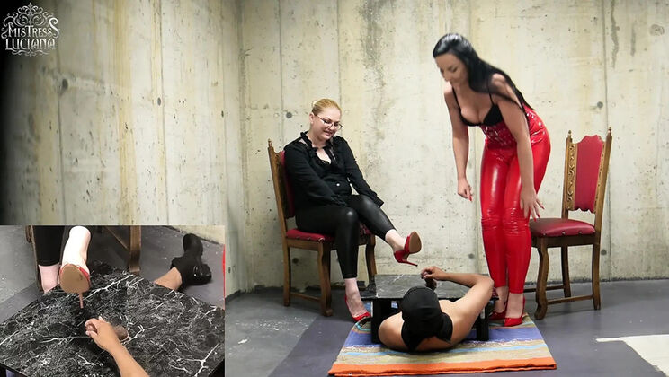 Mistress Luciana Uses The Cockboard For Extreme CBT Punishment