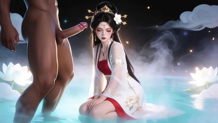 Chinese Ancient Costume Fairy Hot Sex with Lover Surrounded by Many Guys - Episode 2 AI Anime Hentai
