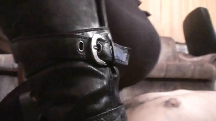 Black Goddess in Pantyhose Sitting on Slave Face