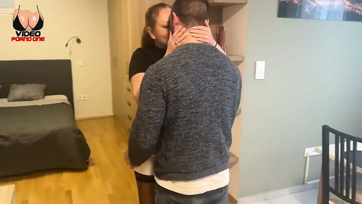 Olivia the Cougar Takes the Waiter Home and Dismantles Him!