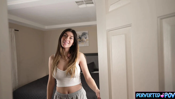 Laundry Day Gets Messy: Big Tits POV Fuck With Cum on Tits