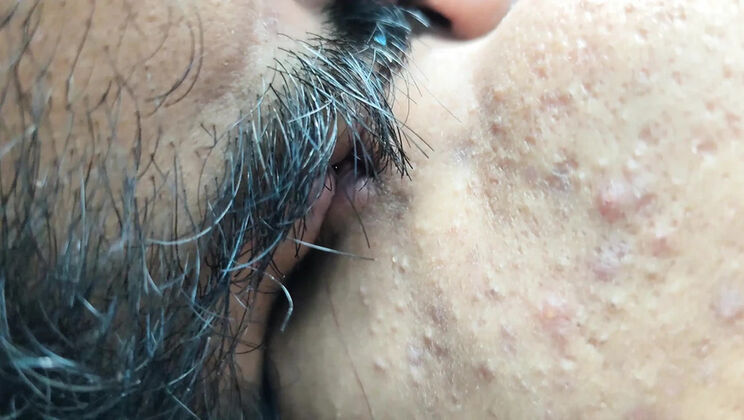 Neck Kiss With Lip Lock In Nighty - Hot Indian Girlfriend Romance