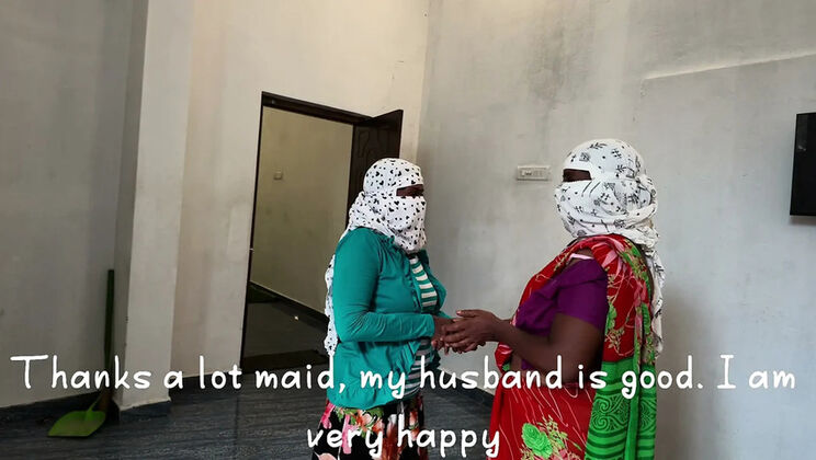 Indian Wife Swap Surprise: Funny Maid Seduces Lucky Husband